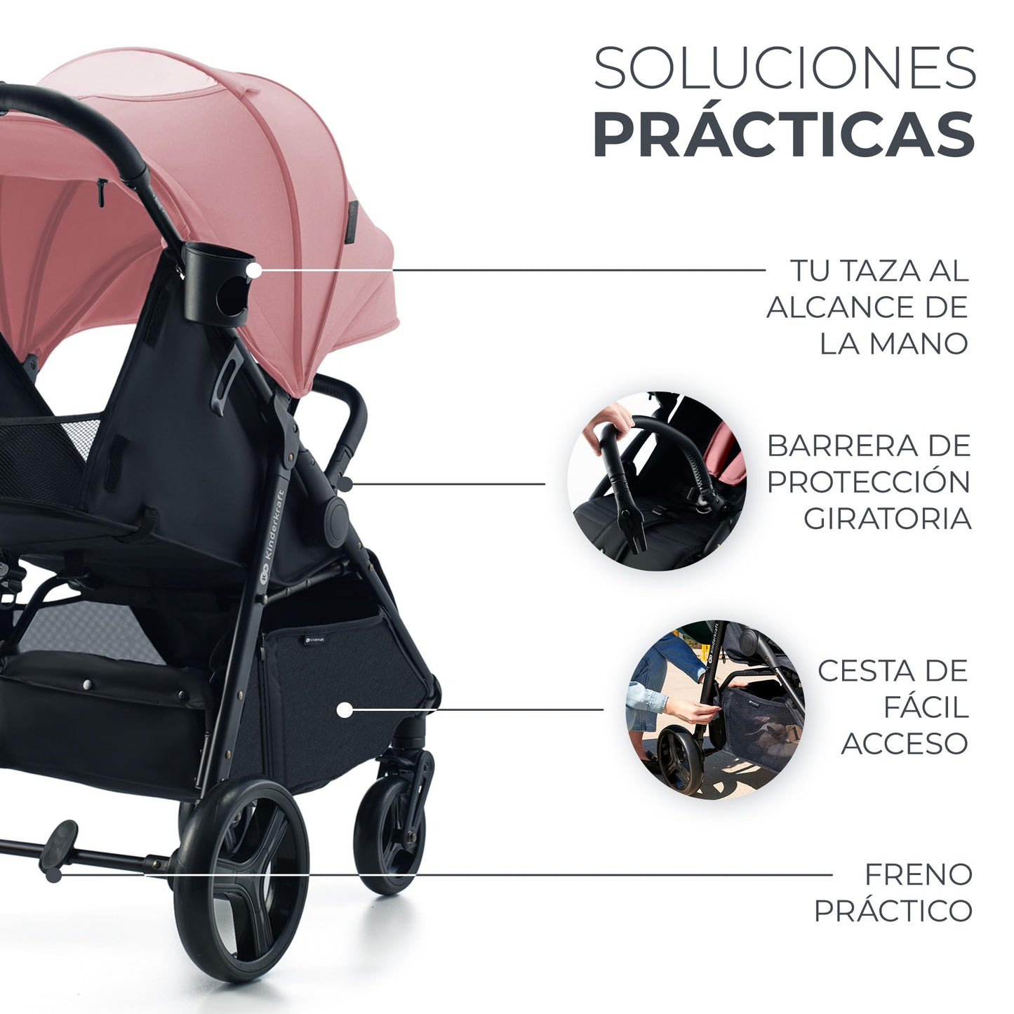 Kinderkraft RINE Silla de Paseo