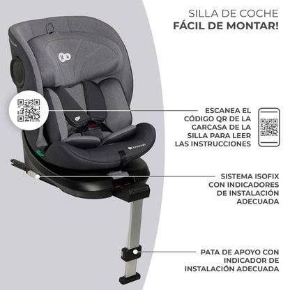 Kinderkraft I-360 Silla de Coche