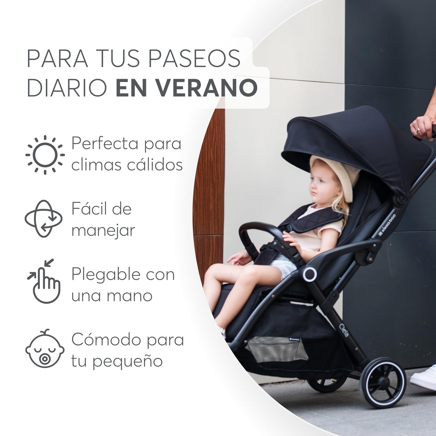 KikkaBoo Silla de Paseo CIELA