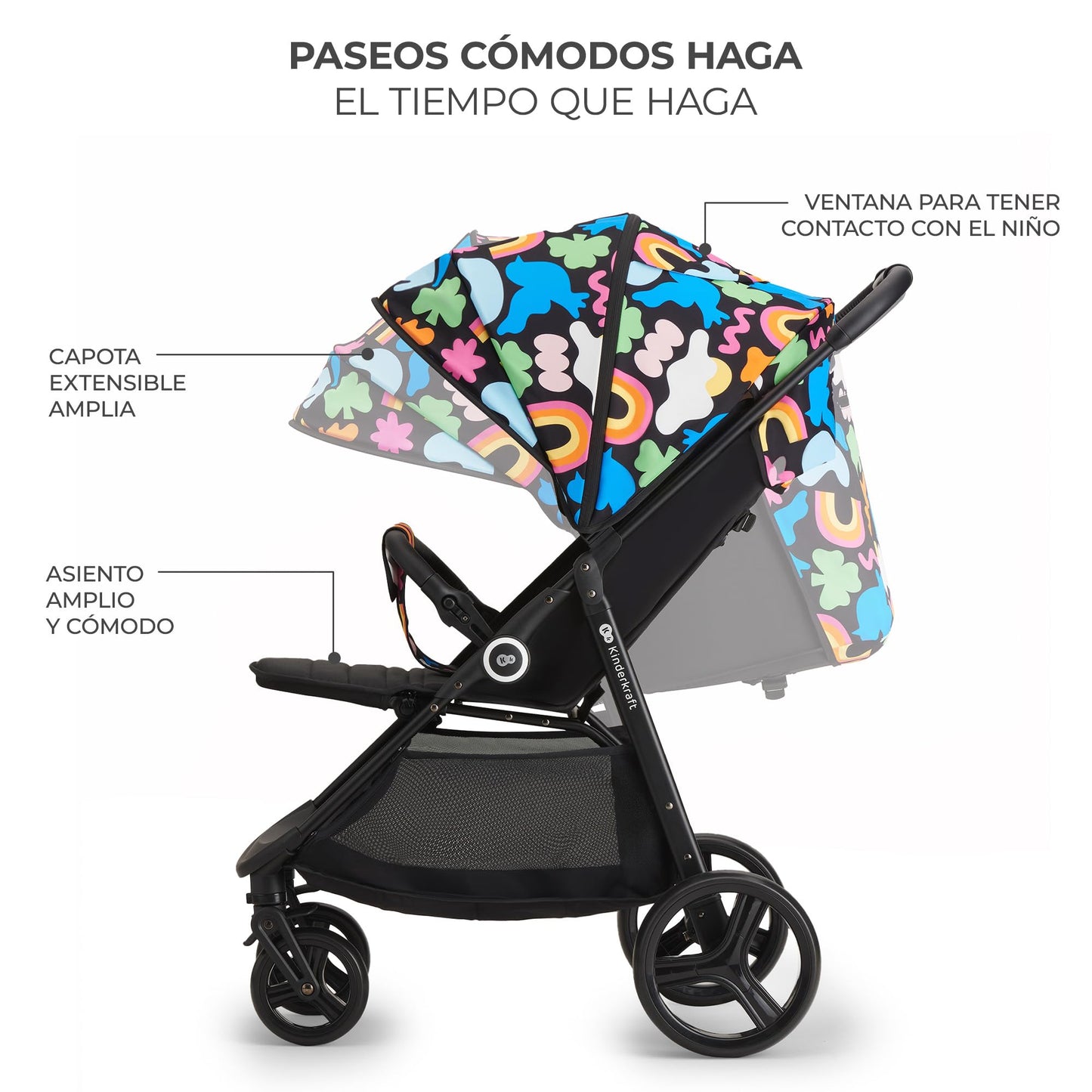Kinderkraft GRANDE PLUS Silla de Paseo