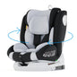 Babify Onboard Silla de Coche Isofix para Bebés y Niños, 0 Meses - 12 Años, Apta Desde 40-150 cm Ajustable 360º, Asiento Portátil y Seguro i-Size ECE R129