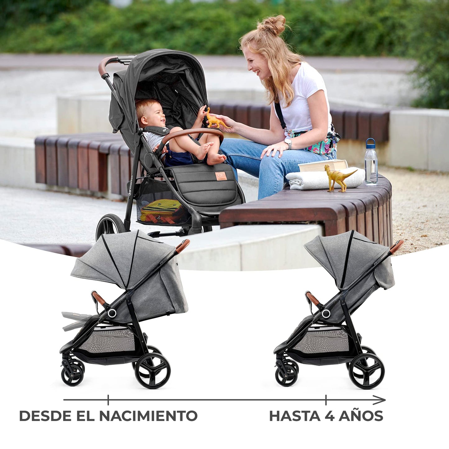 Kinderkraft GRANDE PLUS Silla de Paseo