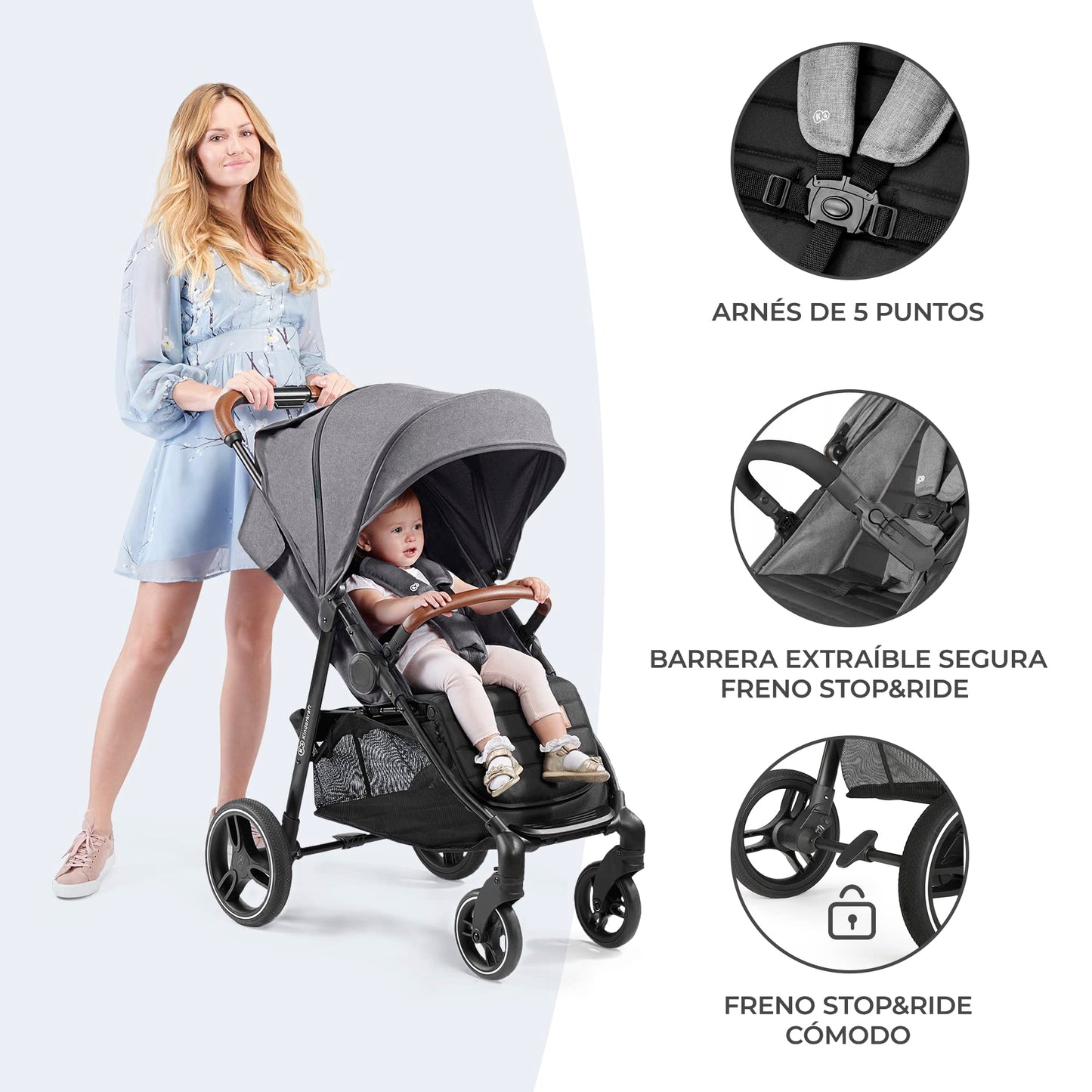 Kinderkraft GRANDE PLUS Silla de Paseo