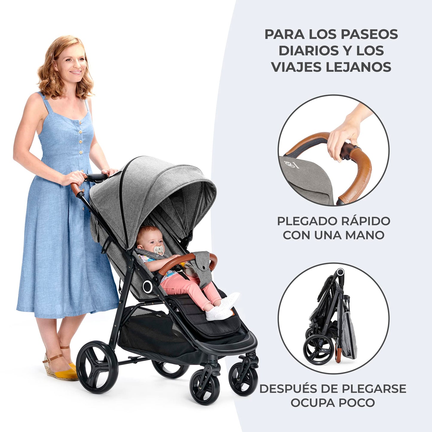 Kinderkraft GRANDE PLUS Silla de Paseo