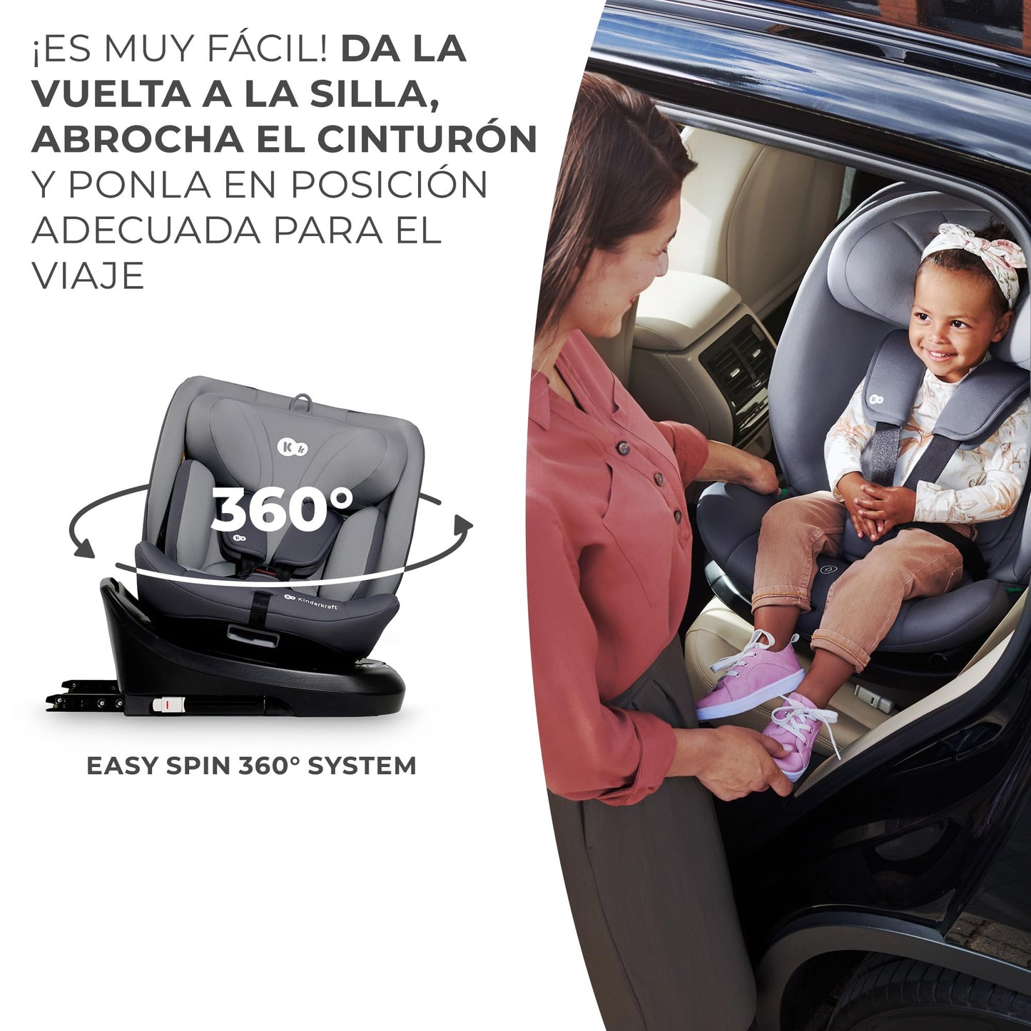 Kinderkraft I-GROW Silla de Coche