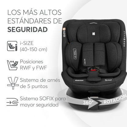 KikkaBoo i-Secure Silla de Coche Bebé